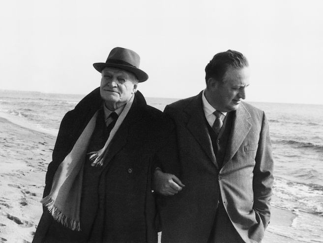 bigongiari e ungaretti a fortedeimarmi nel 1959